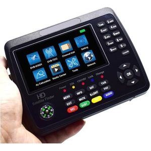 Digitale Satellietzoeker V10 Finder Pro+ Combo - Satellietzoekermeter - 4,3 inch LCD-kleurenscherm
