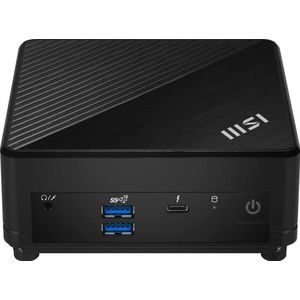 MSI Cubi 5 12M Intel Core i3 1215U Barebone, NUC, SFF, Mini Computer, HTPC, (GEEN RAM, GEEN opslag, GEEN OS), UHD Graphics/ThunderBolt 4/Type C/HDMI/DisplayPort/Dual LAN/WiFi 6E/BT 5.3/VESA