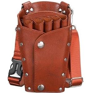 Kapperstas voor uitrusting 5 zakken kappersscharen tas kam tondeuse opberghouder kappersstylingtools salon kapperstas kapperstas(L)