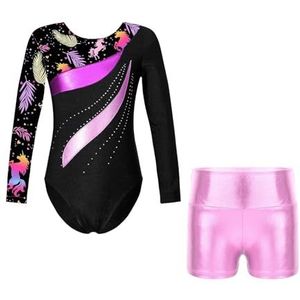 WJIAYAO Turnpakje meisjes balletpak ...(roze, 6)