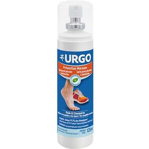 URGO spray schimmelpreventie - afvoert en beschermt voeten en schoenen - menthol geur - vanaf 3 jaar - 125 ml