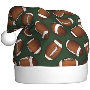 MYGANN Voetbal Groene Unisex Kerst Hoed Voor Thema Party Kerst Nieuwjaar Decoratie Kostuum Accessoire