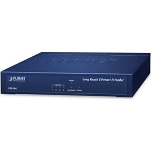 Planet 4-poorts 10/100TX + 1-poorts UTP/BNC Long Reach Ethernet, W128312455 (UTP/BNC Long Reach Ethernet Extender)