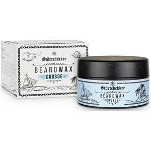 Störtebekker® Premium Beard Wax verzorgt de baard en brengt hem in vorm, 50 ml potje 100% composteerbaar, baardwax voor heren met aangename geur, baardbalsem/baardwas, baardverzorging, made in Germany