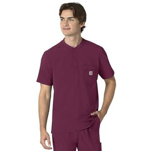 Carhartt Heren Scrub Top, Wijn, Large