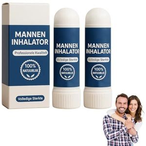 Inhalator voor heren, Mannelijke Inhalator, Draagbare Neusinhalator voor Verstopte Neus (2)