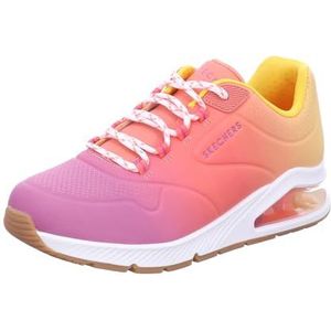 Skechers UNO 2-Color Waves Sneakers voor dames, roze, 42 EU