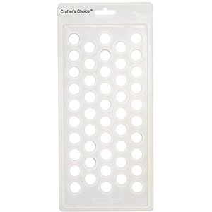 Crafter's Choice - Lip Balm Tube Filling Tray - Silicone Tray for Filling Lip Balm Tubes and Cosmetic Products - Round - 3001