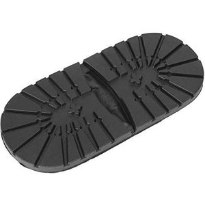 Hakzolen Zachte zolen aan de voorkant voor schoenaccessoires Schoenen Reparatiegereedschap Hakschoenen(Black heel) Kleding accessoires