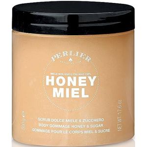 Perlier Honey Miel Scrub zoete honing & suiker 500 ml