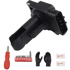 Air Flow Sensor Mount Nieuwe Mass Luchtstroom Sensor Met Tool Kit 3 5 6 MX-5 Protege RX-8 197400-2010 ZL0113215 Zwart Inlaat Flow Meter Beugel Base