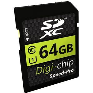 Digi Chip 64 GB SDXC Klasse 10 Geheugenkaart Voor Kodak PixPro FZ55, FZ45, AZ901, AZ652, AZ405, AZ255 Digitale Camera's