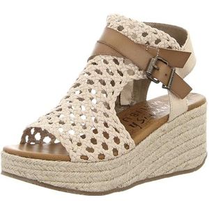 Blowfish Malibu Womens Lorrah geweven microfiber wig hakken sandalen 5 UK, Goud, 38 EU