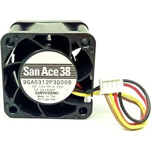 LMNCBVYA 9GA0312P3G006 12V 0.33A Server Cooling Fan - 4-Wire 38x38x28mm Cooling Solution