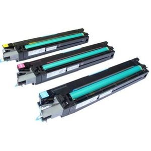 PHOVYAFI Afbeelding Drum Unit IU612C IU612M IU612Y Compatibele Ontwikkelaar Unit Voor C452 C552 C652 Printer (Geel)