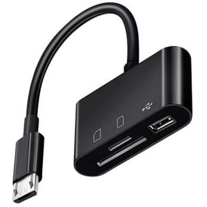 Compact USB C Kaartlezer C aan Geheugen Voor Reizen Kantoor Gebruik Voor Knipperende Schijf Verbindend Geheugen