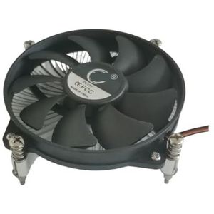 CPU-ventilator met hoge snelheid en hoog stroomverbruik, 30 mm hoog.