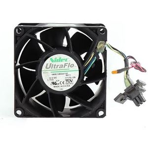 For Wire High-Speed Server Fan - 12V 1.73A 9000RPM, 80x80x38mm, Double Ball Bearing, Ideal for Overclocking and High-Performance Servers V80E12BGA7-07 4- LMNCBVYA