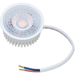 Oktaplex lighting LED-spot set van 12 plat 3 staps dimbaar voor inbouwverlichting inbouwspot GU10 vervanging 230V 4.8W 3000K IP20 380 lm warmwit