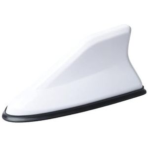GPRTKULE Fin Model FM-radio-antenne, haaienantenne is geschikt voor alle soorten auto's (wit)