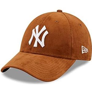 New Era New York Yankees Wheat MLB Fashion Cord 9Forty Adjustable Women Cap - One-Size