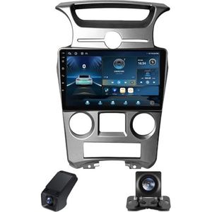 Android 13 Autoradio geldt voor Kia Carens UN 2006-2012 9 inch Touchscreen Autoradio met Wireless Carplay Android Auto GPS Bluetooth FM/RDS Radio WIFI+Telecamera Achterkant(NF-2)