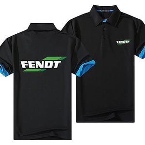 Heren Zomer Polo T-Shirt Voor FENDT Afdrukken Fietsen Polo Shirts Motorfiets Korte Mouwen Fashion Polo T-Shirts Sport Golf Polo T-Shirts,C,L
