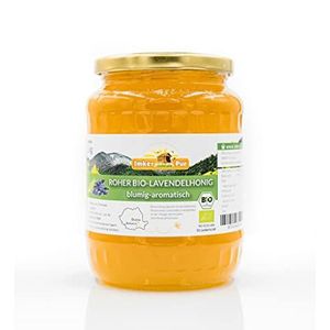 ImkerPur, biologische rauwe honing, niet gecentrifugeerd of verwarmd, bevat pollen, bijenwas en andere natuurlijke bestanddelen (1000 g ruwe honing BIO)