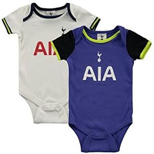 Tottenham Hotspur FC - Bodysuit voor baby's (2 stuks) (86) (marineblauw/wit), marineblauw/wit, 86