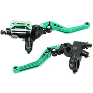 7/8 ""22 Mm Motorfiets Voorrem Koppelingscilinder Hydraulische Hendel Rem Koppeling Hendel(Green)