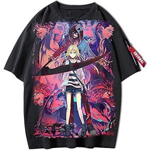Anime Angels of Death T-shirt Zack Bedrukte blouse met korte mouwen Ray Gepersonaliseerde Mouwen Losse O-hals Top