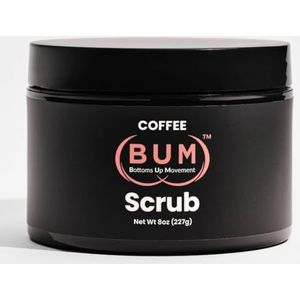 (BUM) Bottoms Up Movement - Coffee Scrub (BUM) - Peeling voor voeten, handen, lichaam en billen met jojoba, rozenbottel en vitamine E - Body Scrub
