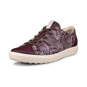 ECCO Dames Soft 7 Enkellaars, Vijg Violet IJs Bloemen, 6/6.5 UK
