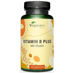 Vegavero VITAMINE B COMPLEX | Alle 8 B-vitamines | Met choline | VEGAN
