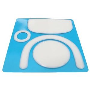 xbiez 1Set ICE Edition Gebogen Randen Muis Skates Muis Voeten Stickers voor GPROX Superlight 2 Muis Glijdt Gebogen Randen