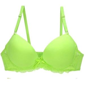 Sexy Push Up BH BCDE Cup Brassiere Verstelbare Plunge Ondergoed Voor Vrouwen Vrouwelijke Plus Size Lingerie, Groen, D