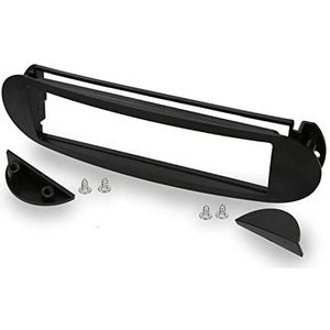Audioproject A385 - radiopaneel 1-DIN compatibel met VW New Beetle 1998-2011 autoradio afdeklijst inbouwframe zwart