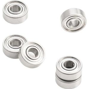 FUSHI MR83 ZZ-lager 3 x 8 x 3 mm (10 stuks, MR83ZZ en MR83RS) voor high-speed videokaarten voor motor, SMR83zz roestvrij staal