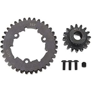 RC Spur Gear Pinion, RC 35T Spur Motor Gear Eenvoudige Installatie Prestaties Verbeteren Vervangend Staal voor X Maxx 6S voor 1/5 RC Auto (18T)