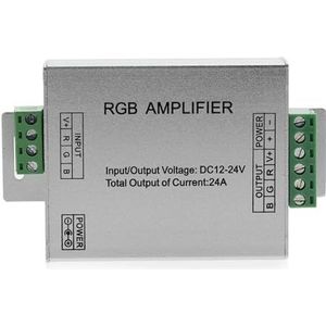 1 stuk LED-versterker RGBW/RGB DC12-24 V 24 A 4 uitgangskanalen Strip Light Repeater Power Controller Console (RGB)