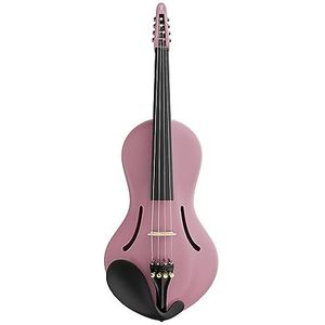 Akoestische Viool 4/4 Viool Full Size Carbon Fibre Violino Viool Case Bow Bridge Pickup (Color : Pink)