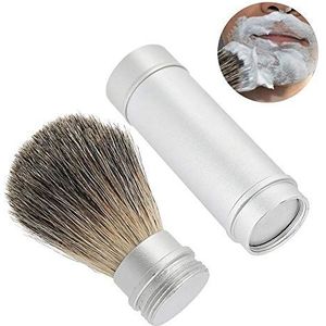 Scheerkwast, baardgereedschap, draagbare baardborstel voor mannen, beste borstels, haarborstels, snor borstel, verzorgende set, baardborstel, scheerkwast, veganistisch