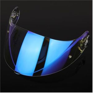 Motorhelm vizier lens, Helmvizier, X-lite X-803 X-803RS UCX802 UV Windscherm Motorhelm Vizier C-as-co Motoraccessoires X-803 RS (Blauw)(Clear Revo Blue)