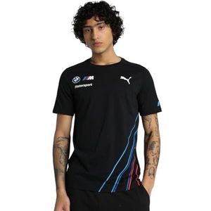 Puma - BMW Team Tee - T-shirt - Antraciet - Hoogwaardige Materialen