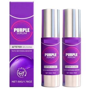 Paarse Whitening Tandpasta – Verwijdert Tandplak en Oppervlaktevlekken, Maakt de Tanden Witter, Verfrist de Adem, Beschermt Het Glazuur, for Dagelijks Gebruik(2pcs)