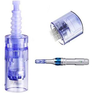 KYTRIBE Dermapen Naalden, 50 stuks, 36 naalden voor auto, elektrische microneedling dermarpen, individuele verpakking, steriele desinfectie, gezichtsverzorgingsgereedschap (50 stuks, 36 naalden)