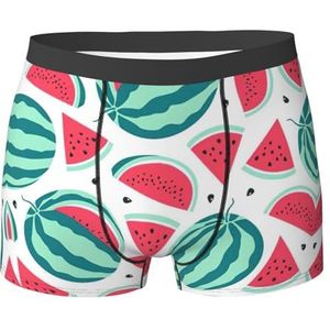 Heren Boxer Shorts Fruit Watermeloen Print Heren Boxer Slips Fit Boxer Broek Comfort Boxer Shorts Voor Liefhebber, Man, Gift, Ondergoed 843, M