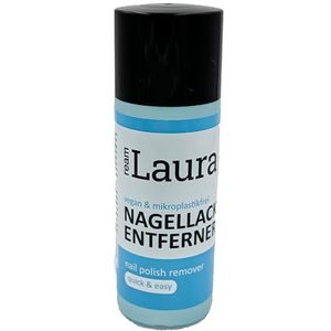 ream | Laura nagellakverwijderaar | met aceton voor hardnekkige lakken en bijzonder snelle en residuvrije reinigingsresultaten | 100 ml in een fles vrij van microplastic