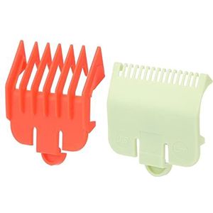Tondeusekammen met snijgeleidingen voor tondeuse, kappersaccessoires, eenvoudig in gebruik, meerdere kleuren, rood en groen
