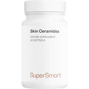 Supersmart - Skin Ceramides - Met Zink - Krachtig Huidhydratatie-, Beschermings- & Verzorgingssupplement | Non-GMO & Glutenvrij - 60 Softgels